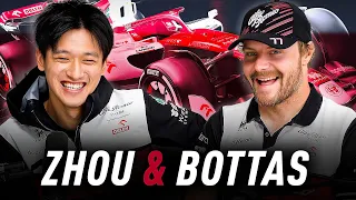 Valtteri Bottas & Zhou Guanyu ON PITSTOP PODCAST! #f1 #formula1