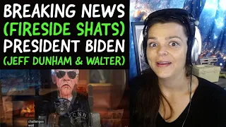 Randi Reacts:  Jeff Dunham & Walter -  President Biden Press Conference -  Fireside Shats - 😂😬
