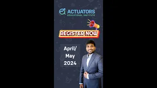 Admissions are open for April/May 2024 attempt