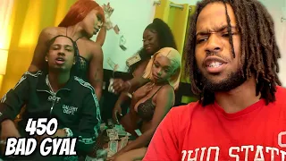 450 - Bad Gyal (Official Music Video) REACTION