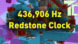 Lightspeed redstone. (436,906 hz redstone clock.)