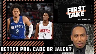 Cade Cunningham or Jalen Green: Who will be the better pro? Stephen A. answers