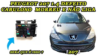 PEUGEOT 207 1.4 8 V DEFEITO CABULOSO MORRE DO NADA E NÃO LIGA MAIS OLHA ISSO INCRIVEL