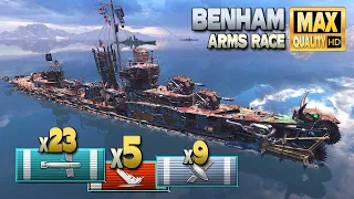 Destroyer Benham: Torpedo Alpha in Arms Race - World of Warships