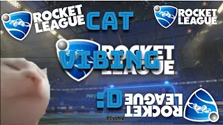 Cat Vibing To Rocket-League Intro song (FULL)