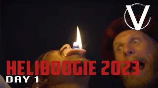 Eating Fire and Testing the Human Catapult - Heliboogie 2023 Day 1