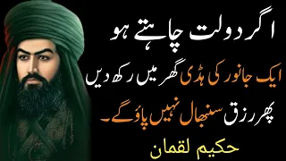 Dolat chahte ho Ak Janwar Ki Haddi ghr me rkh do | Hakeem luqman ki nasihat | maulana Rumi quotes