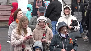 Несмотря на пасмурную погоду, в Усть-Куте с размахом отметили День Победы
