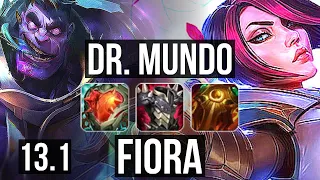 DR. MUNDO vs FIORA (TOP) | Rank 7 Mundo, 4/1/6 | EUW Challenger | 13.1