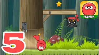 Red Ball 4 - Gameplay Walkthrough Part 5 - Deep Forest- Level 24 to 29 (Android/iOS)