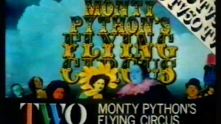 BBC2 Continuity Monty Pythons flying circus (VHS Capture)