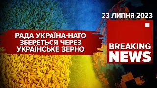 🚀УДАР ПО ОДЕСІ: мОСКОВІЯ ВІДПОВІСТЬ! Столтенберг скликає Раду Україна-НАТО |Час новин:15:00 23.07.23