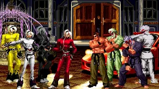 [KOF Mugen] Memorial | Ash vs Mr. Karate [ 4vs4 ]