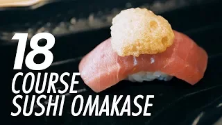 Best 18-Course Sushi Omakase in Singapore