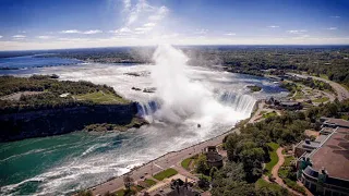 Niagara Falls in  - Amazing Views and Relaxing Piano Music - 4k UHD TV Screensaver