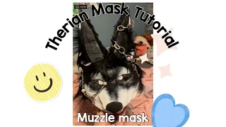 Therian Mask tutorial!! ~|Muzzle Mask|~ #antizoo