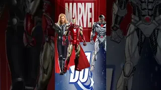 THOR & IRON MAN & CAPTAIN AMERICA VS SUPERMAN & BATMAN & WONDER WOMAN | SHORT BATTLE  [WATCHER]