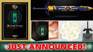 Zelda Tears of the Kingdom - Artbook, Soundtrack, and Master Sword Replica ANNOUNCED!