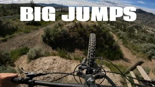 Riding Some of The Biggest Jumps! | Kamloops Bike Ranch