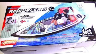 RC ADVENTURES - UNBOXiNG a Kyosho Surfer 3.0 Lost Edition RC Surfboard