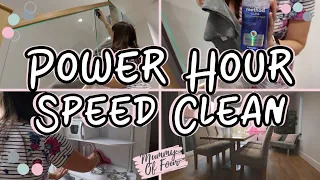 Realistic Power Hour Speed Clean With Me | Cleaning Motivation | Mummy Of Four UK