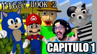 Baldi, Mario y Sonic en Piggy Book 2 | Capitulo 1 | Video Reaccion