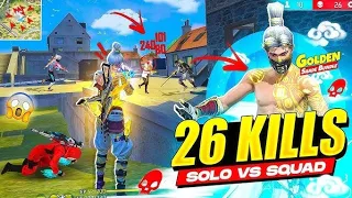 26 Kill🤯 solo vs squad🥵 woodpecker❤️‍🔥 || full gameplay || NOTHING 2 [FIRE_YT]