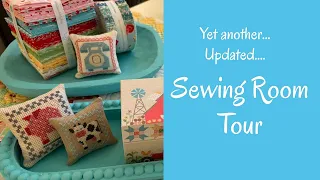 Yet another.... SEWING ROOM TOUR! See my updates and additions!