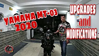 YAMAHA MT03 UPGRADES AND MODS/MARION UPGRADES AND LOOKS