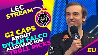 G2 Caps About Dylan Falco Allowing Him TROLL Picks 🤫