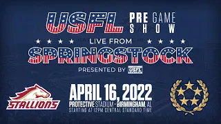 LIVE USFL Pre-Game Show from SpringStock at Protective Stadium | USFL Podcast LIVE