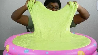 Pool Full Of Super Fluffy DIY Slime
