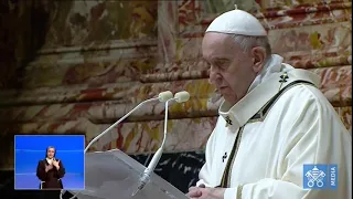 Basilica di San Pietro - Santa Messa nella Notte di Natale - LIS - 24 dicembre 2020