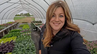 Setting Up the High Tunnel & Huge New Annual Load Tour! 🥰🌸🙌 // Garden Answer
