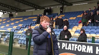 Fionn Whelan Amhràn na bhFIann in Aughrim, Wicklow v Donegal