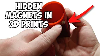 Level Up Your 3D Prints with Hidden Magnets! | How To 3D Print Magnets In Your Designs