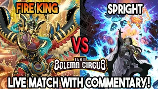 Fire King Vs Spright : Yu-Gi-Oh! Locals Feature Match | Live Duel