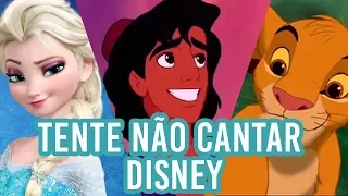 TENTE NÃO CANTAR | MÚSICAS DISNEY | SE CANTAR PERDE - NÍVEL EXTREMO