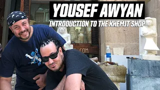 Meeting Yousef Awyan & Family in the Khemit Shop at Giza | Anyextee