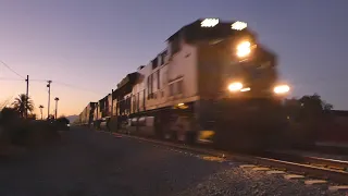 SUPER FAST! Union Pacific stack train on the sunset route