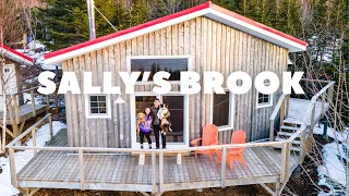 100% OFF GRID CABINS!! | Exploring Sally's Brook | Cape Breton