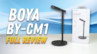 BOYA BY-CM1 Desktop USB Microphone Review & Tutorial | Crystal Clear Audio on a Budget? 🎙️