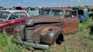 Which One Would You Restore? Exploring a Classic Car and Truck Junkyard