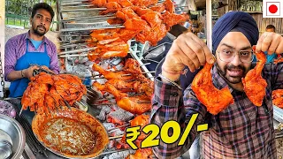 20/- Rs only Cheapest and Delicious: Trying Delhi's Non-Veg Street Food