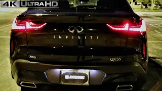 2022 Infiniti QX55 Luxe AWD - POV Night Drive 4K (Binaural Audio) Sound System