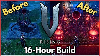 I spent 16 HOURS building this castle in V Rising! | Full Time-Lapse | Xolo Queue's Castles