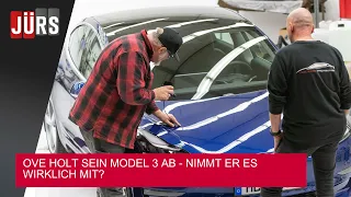 Ove´s Vollverarschung bei der Übergabe des Unfall Model 3 -Ove Kröger lässt das M3 stehen