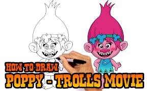 How to Draw Poppy | Trolls