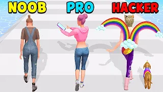 NOOB vs PRO vs HACKER - Streamer Rush