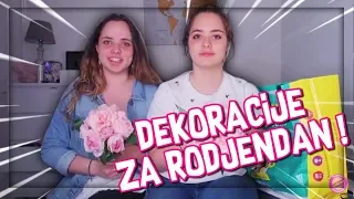 Dekoracija za NADJIN 18  rodjendan *SVE JE CRNO*